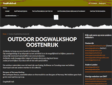 Tablet Screenshot of outdoordogwalkshop.com